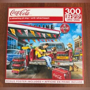 Coca-Cola “A Refreshing Pit Stop” – 300 Piece EZ Grip Puzzle